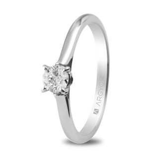 Anillo de compromiso con diamante de 0,30ct