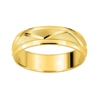 Alianza de boda oro amarillo de 18 kilates 5mm ancho