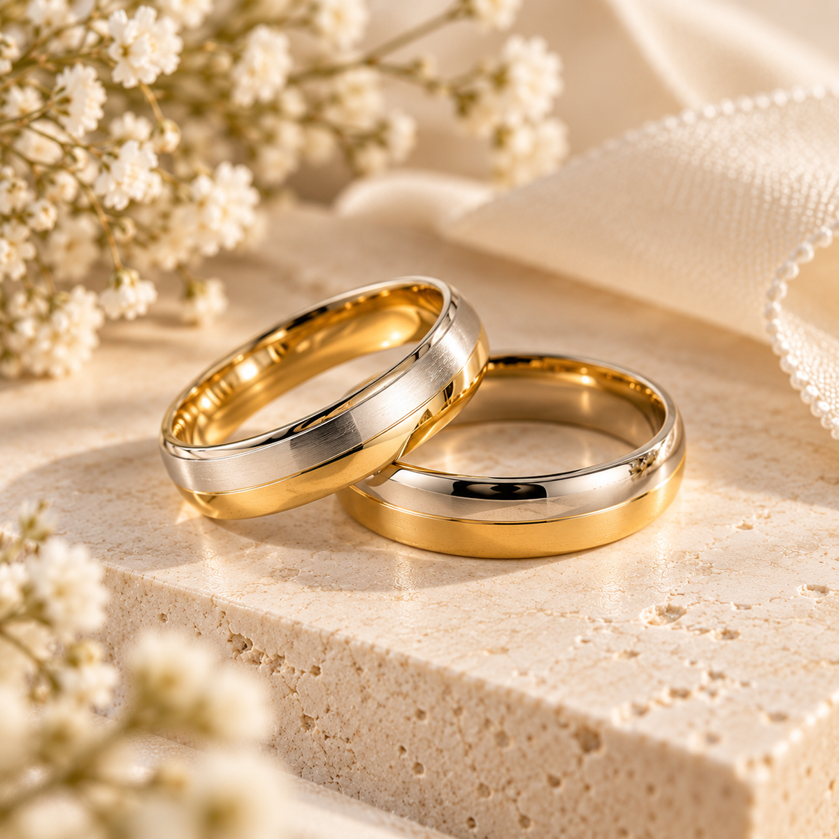 Alianzas de Boda Bicolor