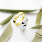 Alianza 18 kilates en oro blanco brillo con un diamante 0,02ct - foto 2
