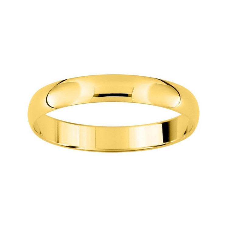 Alianza de boda 9 kilates oro amarillo de 3 milímetros - foto 1