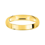 Alianza de boda 9 kilates oro amarillo de 3 milímetros - foto 1