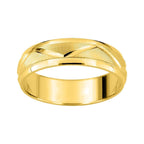 Alianza de boda oro amarillo de 18 kilates 5mm ancho - foto 1