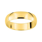 Alianza de boda oro amarillo de 18k pulido de 4,50 milímetros - foto 1