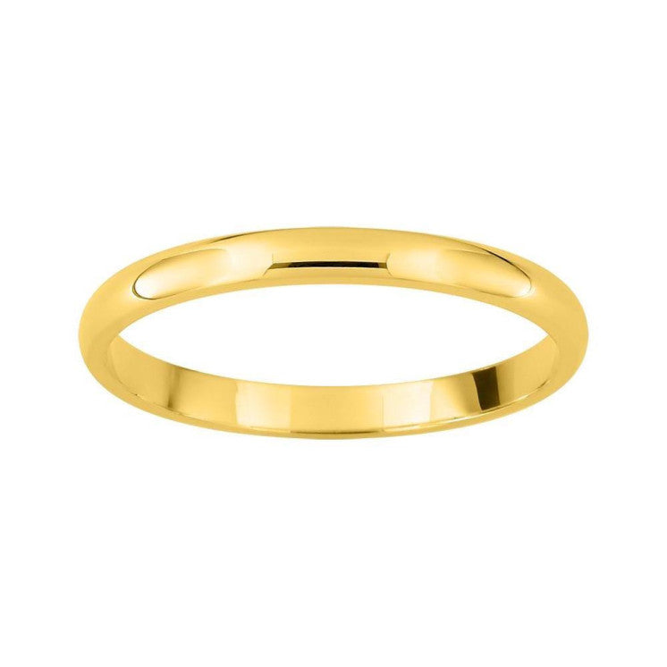 Alianza de oro amarillo de 18k interior confort de 2 milímetros - foto 1