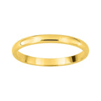 Alianza de oro amarillo de 18k interior confort de 2 milímetros - foto 1
