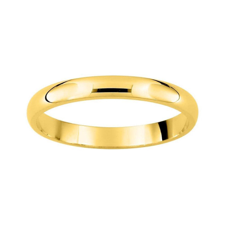 Alianza de oro amarillo de 18k interior confort de 2,50 milímetros - foto 1