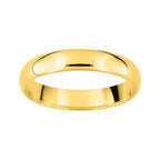 Alianza de oro amarillo de 18k interior confort de 3,50 milímetros - foto 1