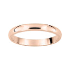 Alianza de oro rosa de 18k interior confort de 2,50 milímetros - foto 1
