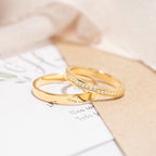 Alianza plana 3 milímetros en oro amarillo de 18k - foto 4
