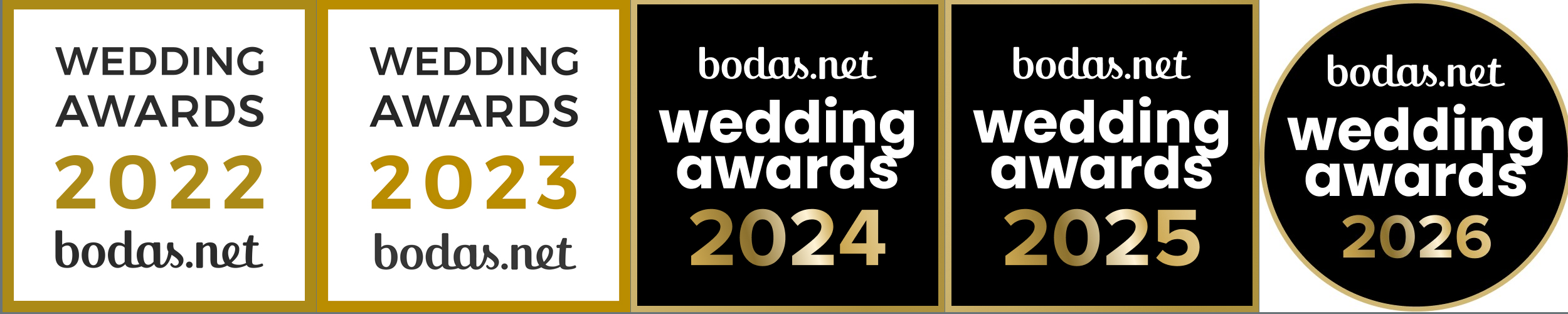 Bodas.net Wedding Awards 2022-2026